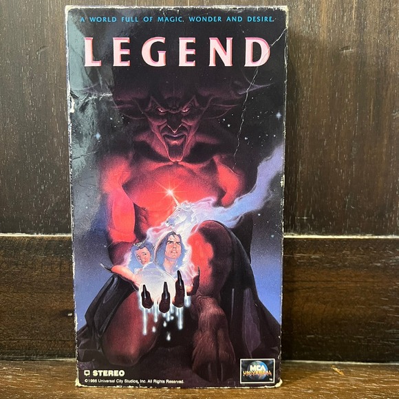 Other - Legend 1989 VHS Tom Cruise Tim Curry Ridley Scott Fantasy Adventure